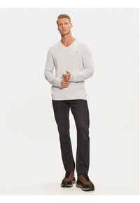 Tommy Jeans Sweter Essential DM0DM19429 Błękitny Slim Fit. Kolor: niebieski. Materiał: bawełna