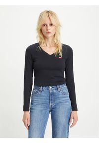 Levi's® T-Shirt Baby Tee A48910000 Czarny Slim Fit. Kolor: czarny. Materiał: bawełna #1