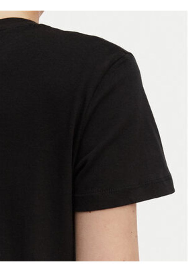 Tommy Jeans T-Shirt Linear Ss Tee DW0DW22789 Czarny Regular Fit. Kolor: czarny. Materiał: bawełna