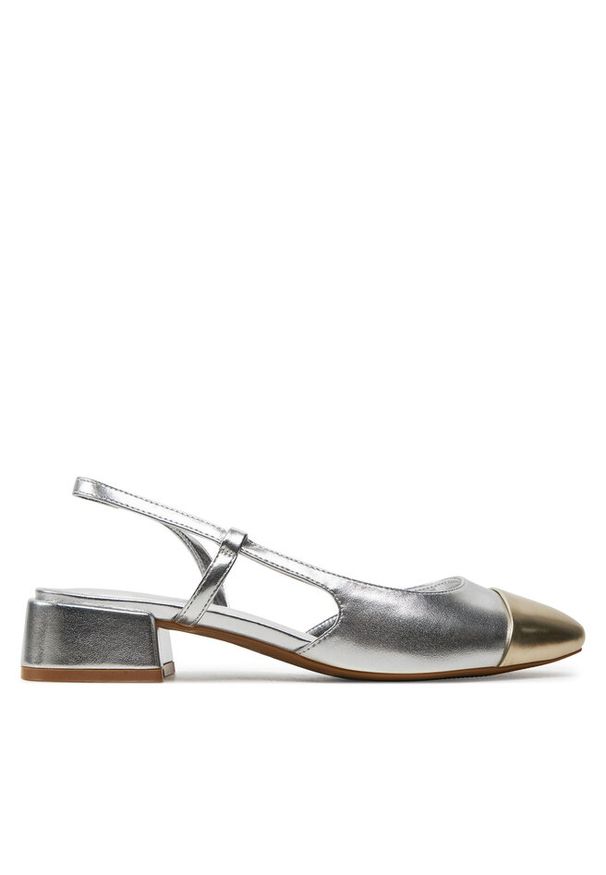 Czółenka Call It Spring. Kolor: srebrny