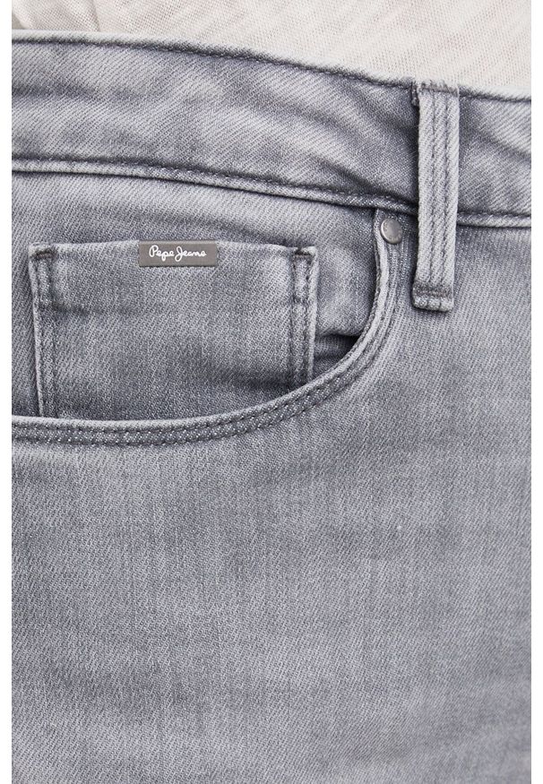 Pepe Jeans Jeansy Regent damskie high waist. Stan: podwyższony. Kolor: szary