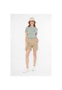 Viking - Spodenki damskie VIKING Banao Shorts Lady Bamboo. Kolor: beżowy. Sport: turystyka piesza