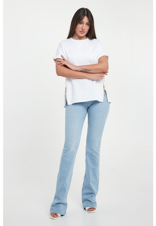 Elisabetta Franchi - T-shirt damski ELISABETTA FRANCHI