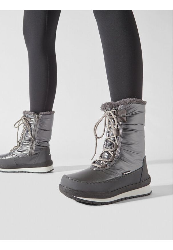 CMP Śniegowce Harma Wmn Snwo Boot Wp 39Q4976 Szary. Kolor: szary. Materiał: materiał