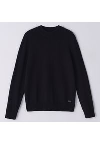 Cropp - Sweter ze ściągaczem - Czarny. Kolor: czarny #1