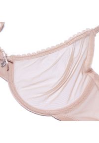 Intica - Biustonosz z siateczki z delikatnymi detalami Gunhilde. Kolor: czerwony. Materiał: materiał #2