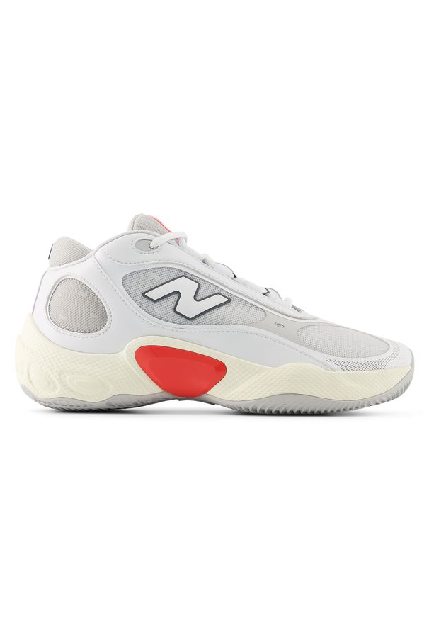 Buty unisex New Balance Fresh Foam BB v3 BBFRSTH3 - białe. Kolor: biały. Materiał: syntetyk, materiał. Szerokość cholewki: normalna. Sport: fitness, koszykówka