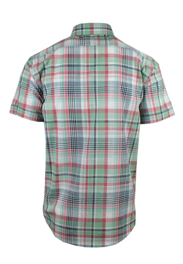 Casualowa (Codzienna) Koszula Męska, Krótki Rękaw - Pako Jeans - Kolorowa Kratka. Okazja: na co dzień. Kolor: wielokolorowy. Materiał: bawełna. Długość rękawa: krótki rękaw. Długość: krótkie. Wzór: kratka. Styl: casual