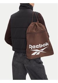 Reebok Plecak RBK-B-044-CCC Brązowy. Kolor: brązowy. Materiał: materiał #5