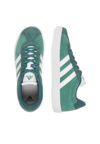 Adidas - adidas Sneakersy VL COURT 3.0 K JS3490 Zielony. Kolor: zielony. Materiał: skóra, zamsz #7