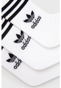 adidas Originals Skarpetki (5-pack) H65458 kolor biały H65458-WHITE. Kolor: biały. Materiał: włókno, materiał #2