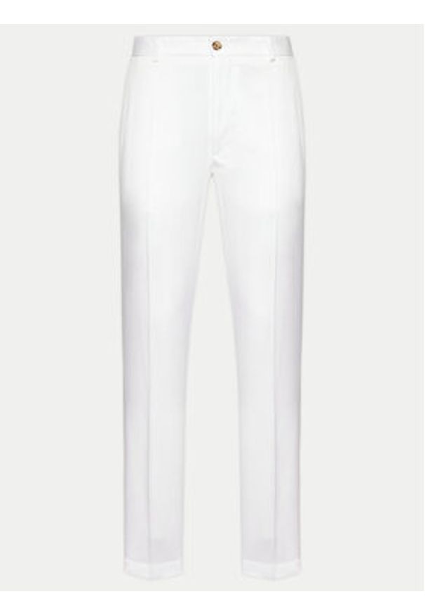 JOOP! Chinosy Hank 30042199 Écru Slim Fit. Materiał: lyocell