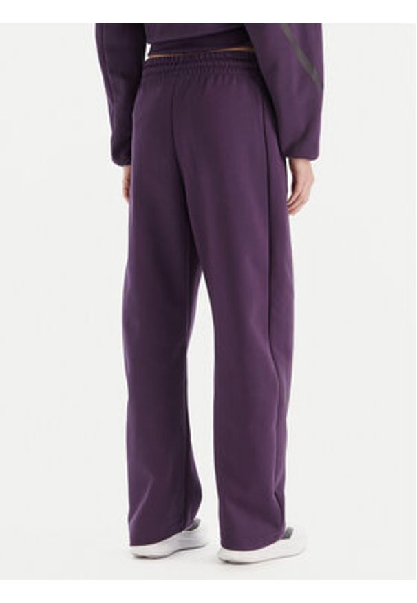 Adidas - adidas Spodnie dresowe Z.N.E. Barrel KB9441 Fioletowy Loose Fit. Kolor: fioletowy. Materiał: bawełna