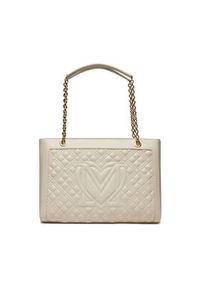 Love Moschino - LOVE MOSCHINO Torebka JC4006PP1ILA0110 Écru. Materiał: skórzane