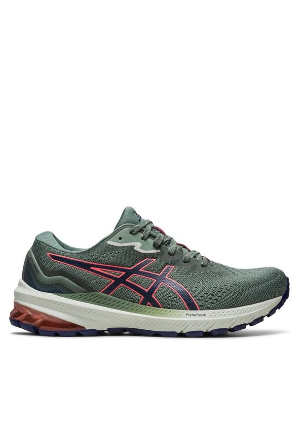 Buty do biegania Asics. Kolor: zielony