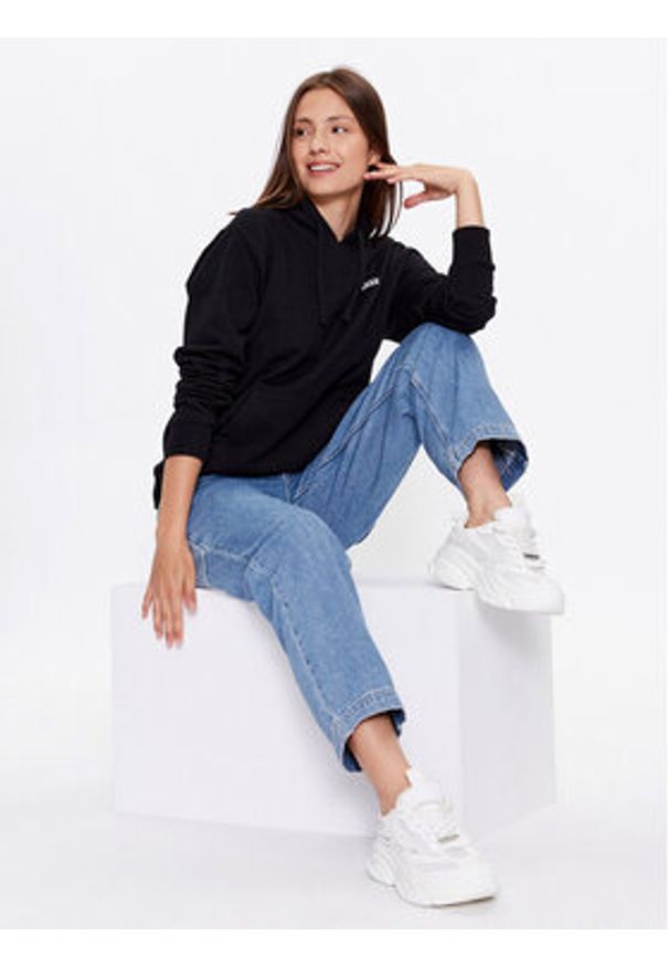 Vans Bluza Flying V Bff Hoodie Emea VN00046Y Czarny Regular Fit. Kolor: czarny. Materiał: syntetyk, bawełna