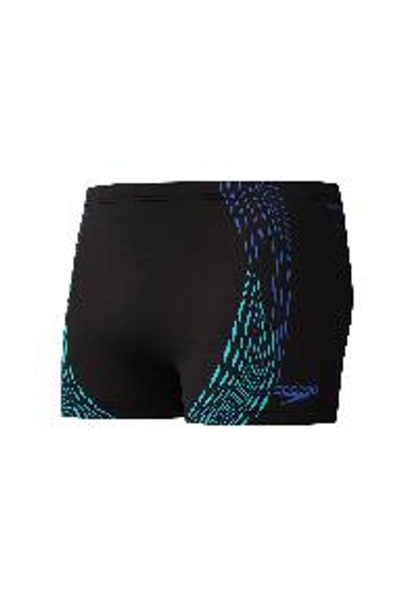 Kąpielówki męskie spodenki kąpielowe Speedo Duo Logo. Kolor: wielokolorowy, niebieski, czarny. Wzór: nadruk