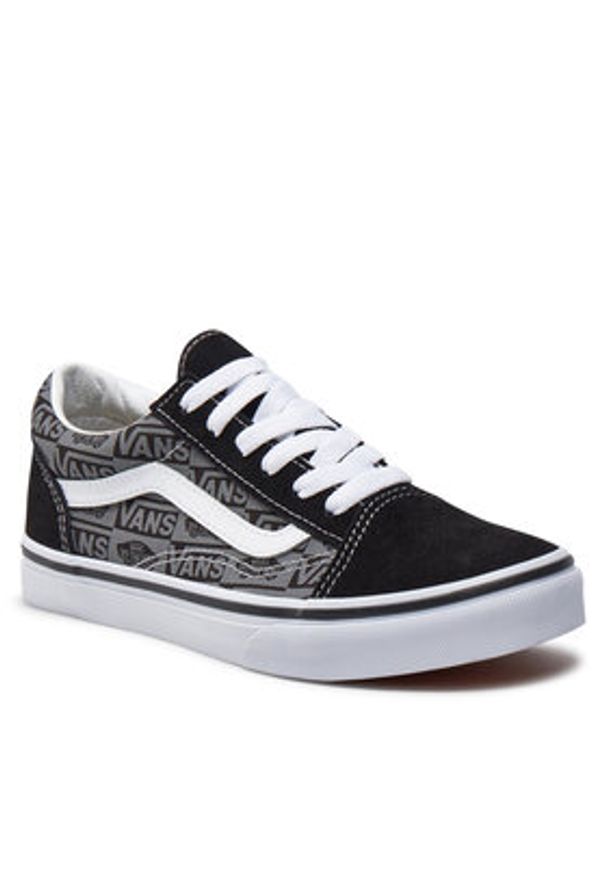 Vans Tenisówki Jn Old Skool VN0A5EE6N421 Czarny. Kolor: czarny. Materiał: materiał