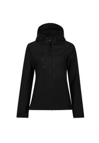 Regatta - Kurtka Damska Venturer 3 Layer Hooded Soft Shell Jacket. Kolor: czarny