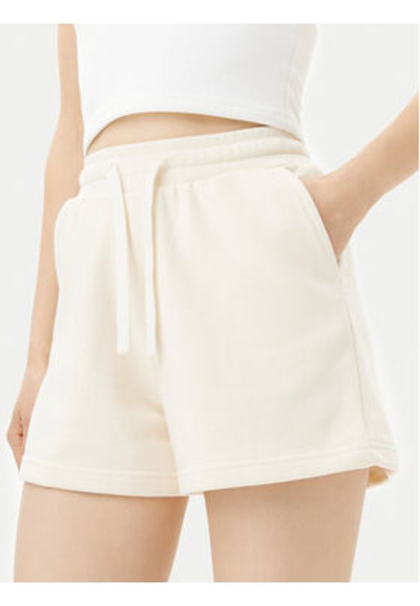 Silvian Heach Szorty sportowe Steffi GPP25115SH Écru Regular Fit. Materiał: bawełna