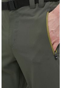 CMP spodnie męskie kolor zielony proste. Kolor: zielony. Materiał: tkanina. Wzór: gładki #5
