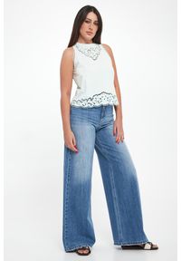 Twinset Milano - Top damski ażurowy TWINSET. Wzór: ażurowy #4