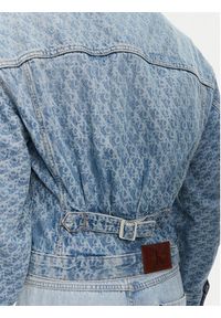 Calvin Klein Jeans Kurtka jeansowa LV047C782G Niebieski Oversize. Kolor: niebieski. Materiał: bawełna #5