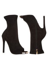 DeeZee Botki LW0606-1 Czarny. Kolor: czarny. Materiał: skóra #5