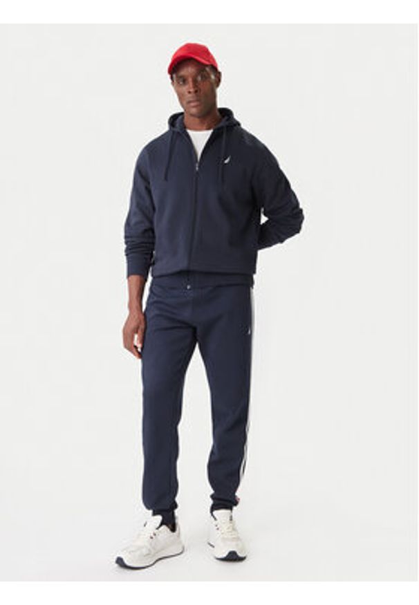 Nautica Bluza Winnemucca N1T04065 Granatowy Regular Fit. Kolor: niebieski. Materiał: bawełna