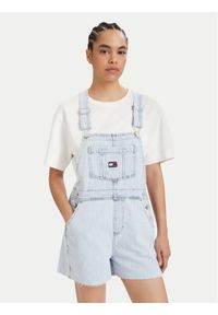 Tommy Jeans Ogrodniczki Dungaree DW0DW22402 Niebieski jasny Relaxed Fit. Kolor: niebieski. Materiał: bawełna #1
