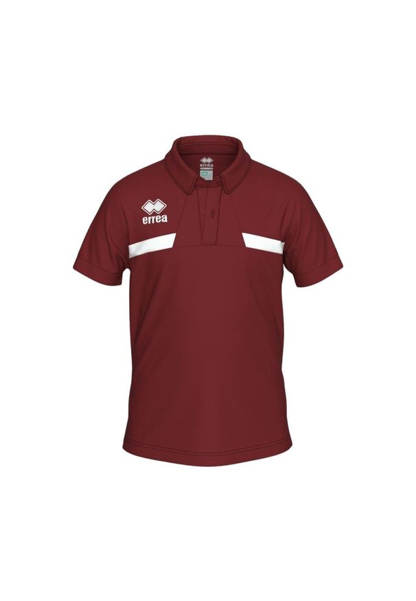 ERREA - Polo Errea Melvin. Typ kołnierza: polo. Kolor: czerwony, biały, wielokolorowy