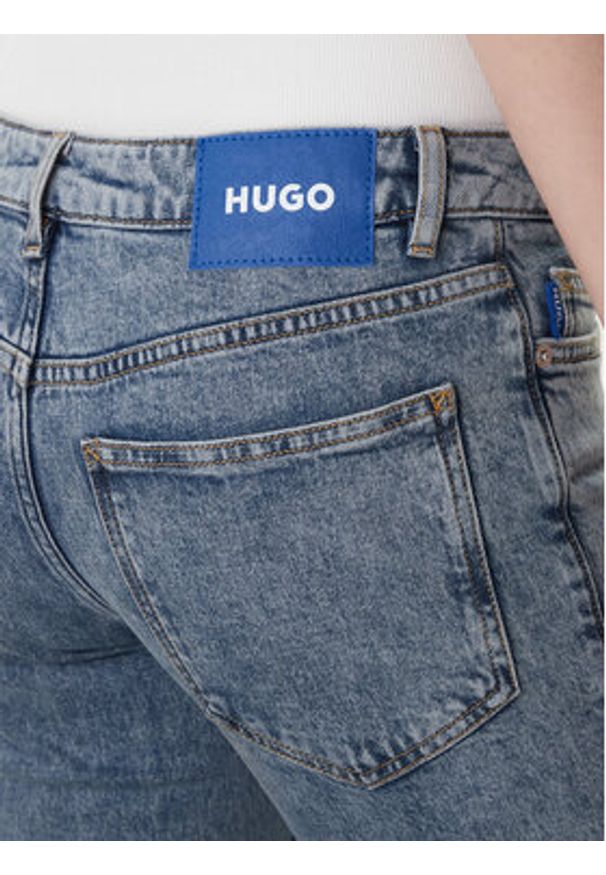Hugo - HUGO Jeansy Gamera 50556538 Niebieski Regular Fit. Kolor: niebieski