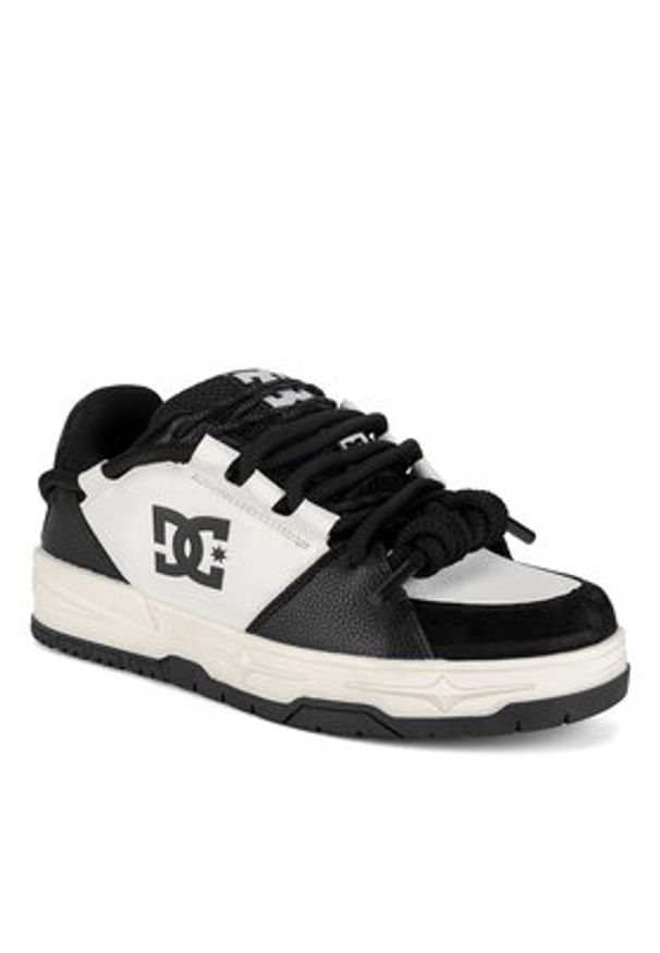 DC Sneakersy RS-23M07073 Biały. Kolor: biały. Materiał: skóra