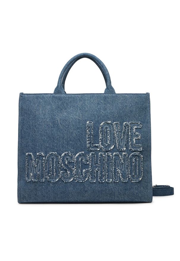 Love Moschino - Torebka LOVE MOSCHINO. Kolor: niebieski