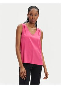 Vero Moda Top Brit 10286648 Różowy Loose Fit. Kolor: różowy. Materiał: wiskoza #1