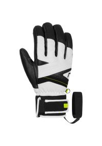 Rękawice narciarskie Reusch Classic Pro. Kolor: czarny, biały, wielokolorowy. Materiał: skóra. Sezon: zima. Sport: narciarstwo