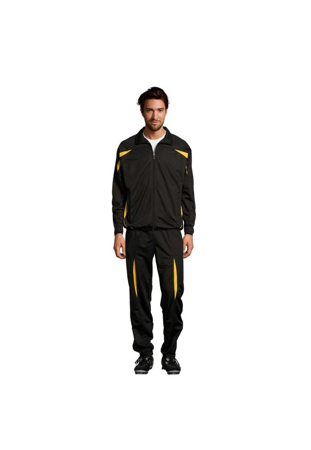 SOL'S - Dres Unisex Dla Dorosłych Club Camp Nou. Kolor: czarny, wielokolorowy, zielony. Materiał: dresówka