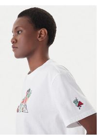 Adidas - adidas T-Shirt Food Graphic KA5073 Biały Loose Fit. Kolor: biały. Materiał: bawełna #5