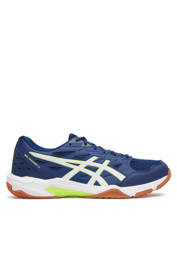 Asics Buty halowe Gel-Rocket 11 1071A091 Niebieski. Kolor: niebieski. Materiał: materiał