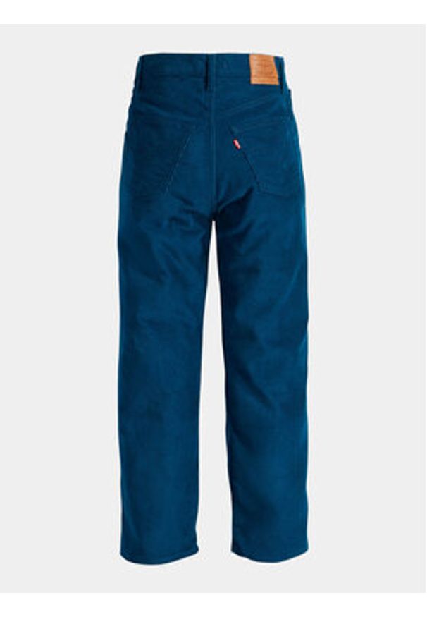 Levi's® Spodnie materiałowe 79755-0025 Granatowy Straight Fit. Kolor: niebieski. Materiał: bawełna