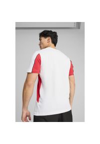 Puma - Męska koszulka AC Milan ftblARCHIVE PUMA White For All Time Red. Kolor: czerwony, biały, wielokolorowy. Materiał: guma. Wzór: nadruk