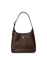 Lauren Ralph Lauren - LAUREN RALPH LAUREN Torebka 431956790011 Brązowy. Kolor: brązowy. Materiał: skórzane