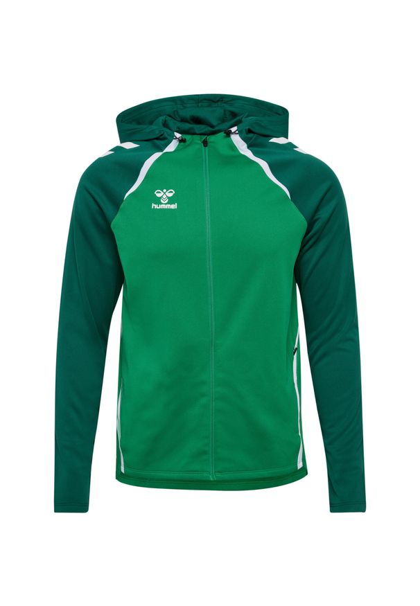 Hummel Bluza dresowa zielona HMLLEAD 2.0 r.L. Kolor: zielony. Materiał: dresówka