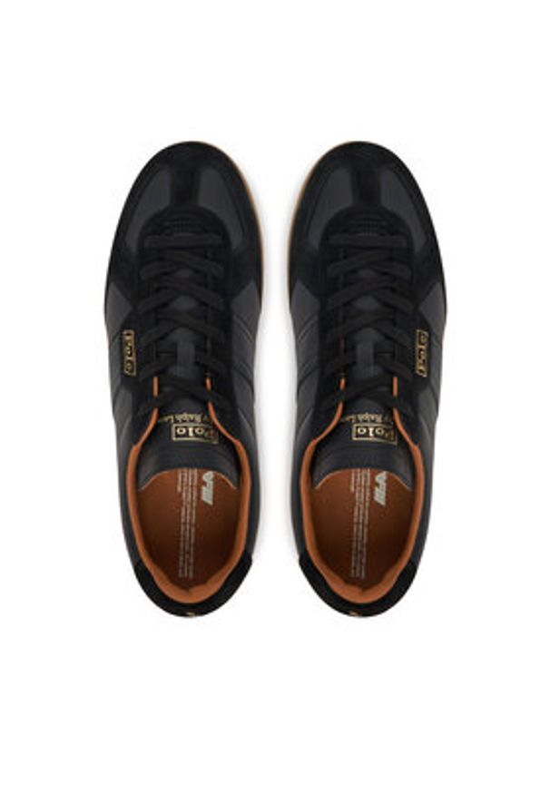 Polo Ralph Lauren Sneakersy Field Court 100 809967531002 Czarny. Kolor: czarny. Materiał: skóra