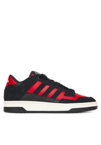 Adidas - adidas Sneakersy Rapid Court Low JR1012 Czarny. Kolor: czarny. Materiał: skóra
