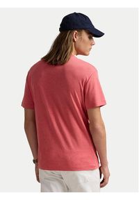 Polo Ralph Lauren T-Shirt 710740727033 Różowy Slim Fit. Typ kołnierza: polo. Kolor: różowy. Materiał: bawełna #3