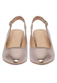 Clara Barson Czółenka WS23070-01 Złoty. Kolor: złoty. Materiał: skóra #7