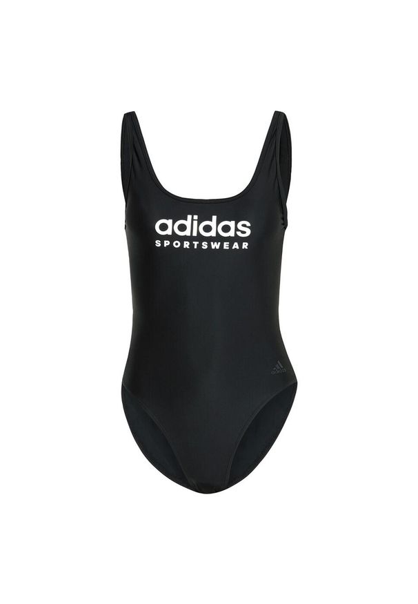 Adidas - Strój do pływania Sportswear U-Back. Kolor: biały, wielokolorowy, czarny