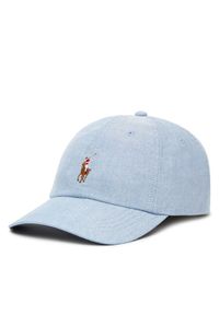 Polo Ralph Lauren Czapka z daszkiem 211977402001 Niebieski. Kolor: niebieski. Materiał: materiał, bawełna