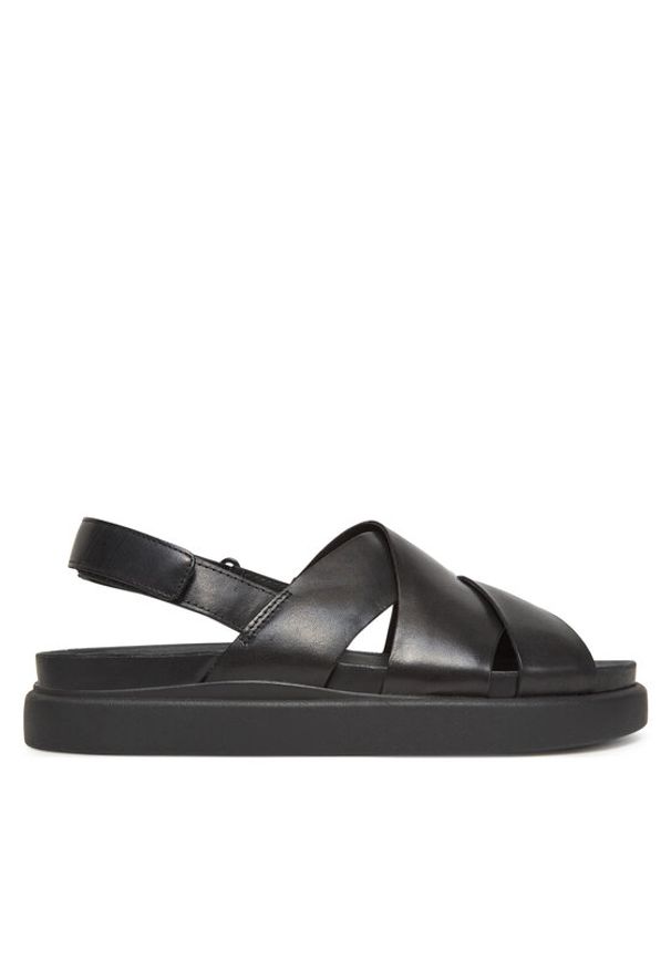 Clarks Sandały Aristella Sun 26181255 Czarny. Kolor: czarny. Materiał: skóra